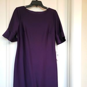 Donna Ricco Bell Sleeve Sheath Dress  NWT